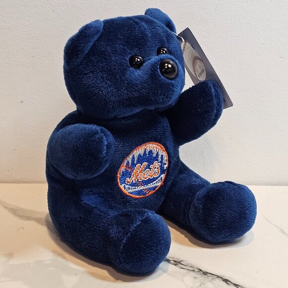 New York Mets Navy Blue Plush Teddy Bear - Picture 6 of 10